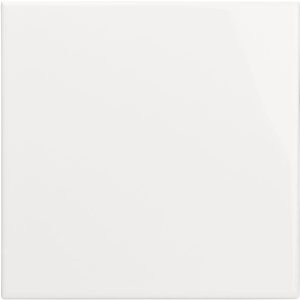 Artworks 152x152mm Brilliant White Field tile - Tiles of Stow