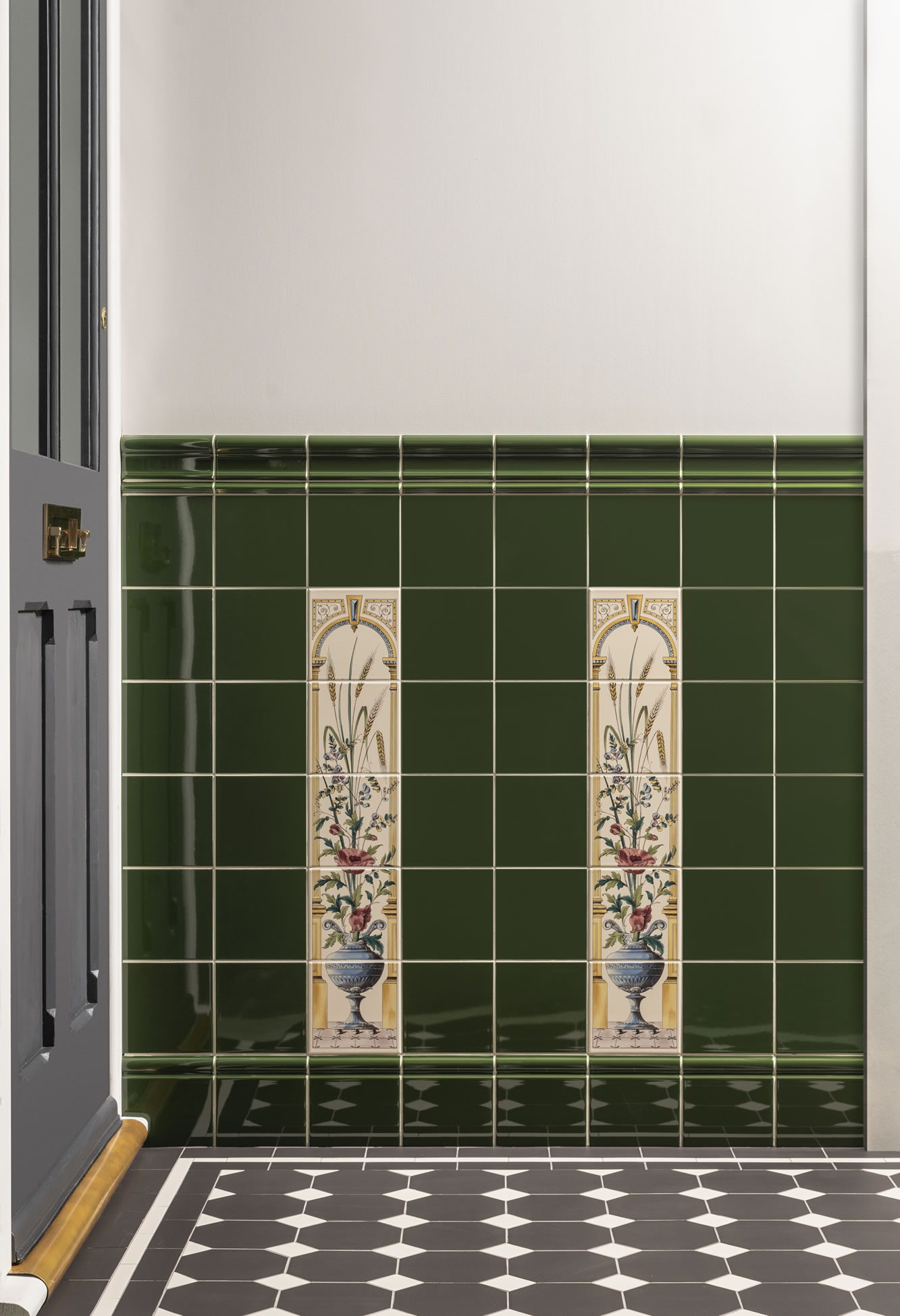 Artworks - Victorian Green Field Tile - Image 5