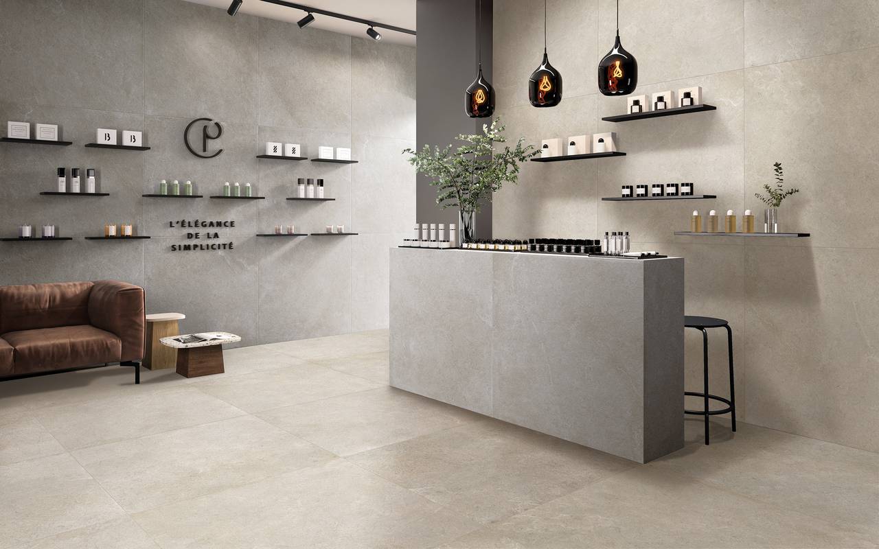 Porcelain Floor Tiles - Epik Pearl Matt 60x60 - Image 2
