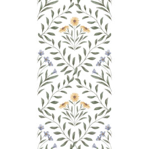 Screen Prints - Living Arts & Crafts Flora Blue