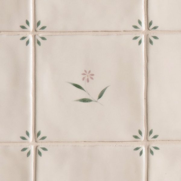 Spring Lucie hand painted tiles | Tiles of Stow